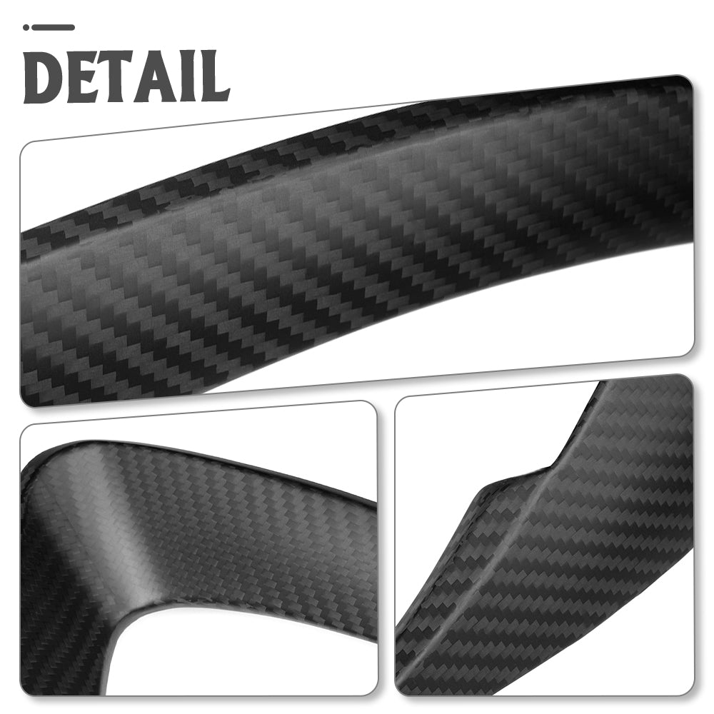 Dry Carbon Fiber Inner Door Handle Frame Cover For Toyota GR Yaris 2025 2026, Interior Door Trim
