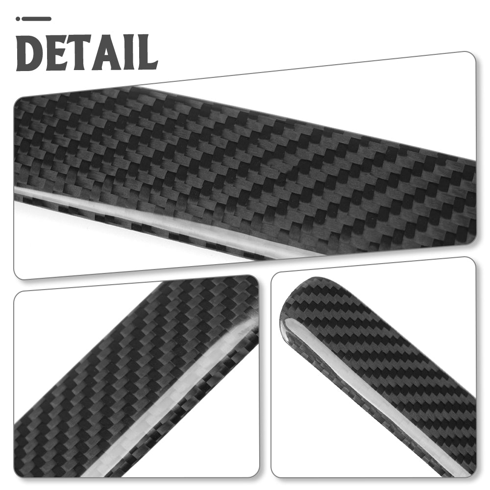 Real Carbon Fiber Co-pilot Glove Box Handle Trim For Mercedes Benz G500 G63 W463A W464 AMG 2019-2025