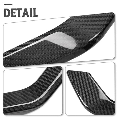 Dry Carbon Fiber Dashboard HUD Surround Panel Trim For Corvette C8 ZR1 Z06 Stingray Convertible Coupe 2026+ 2PCS Speedometer Back Bezel