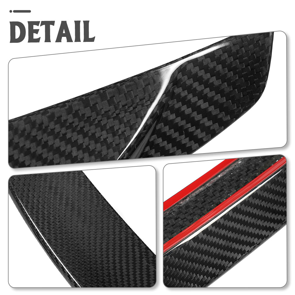 Dry Carbon Fiber Rear Lip Spoiler for Toyota GR Yaris Hatchback 2025 2026, Duckbill Wing 3PCS