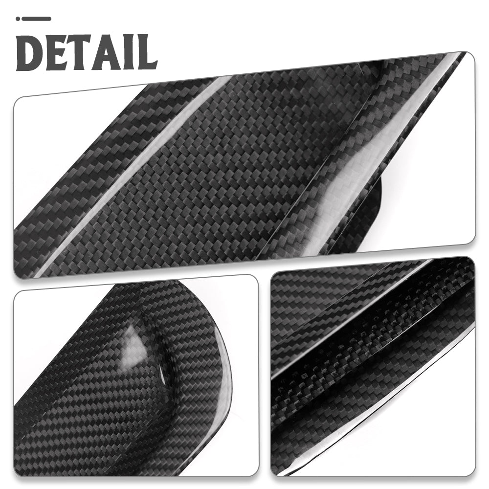 Real Dry Carbon Fiber Front Bumper Side Vent Cover Trim for Toyota GR Corolla GZEA14 Morizo Circuit Core 2023 2024, NOT For 2025 2026