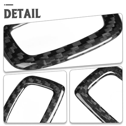 Dry Carbon Fiber Front & Rear Trunk Button Cover Trim for Chevrolet Corvette C8 Stingray Z06 ZR1 2026+