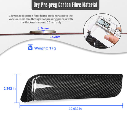 Real Dry Carbon Fiber Center Console Carplay CD Player Panel for Lexus LC500 LC500h Coupe Convertible 2018-2026