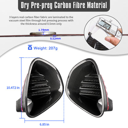 Real Carbon Fiber Rear Bumper Air Vent Cover Trim For Lotus Emira I4 V6 2022 2023 2024 2025