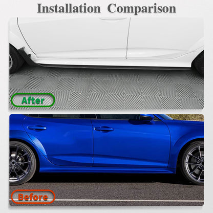Real Carbon Fiber Side Skirts For Acura Integra Type S DE5 2023 2024 2025 2026, Car Rocker Panels, Exterior Trim
