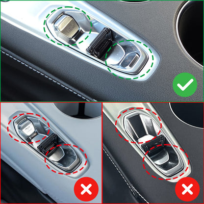Dry Carbon Fiber Gear Shift Button Cover Trim For Corvette C8 Stingray 1LT 2026+