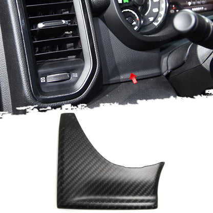 Real Carbon Fiber Dashboard Cover For Dodge Ram 1500 TRX Limited Laramie Rebel 2019-2023