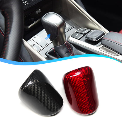 Real Carbon Fiber Gear Shift Knob Selector Covers For Lexus IS300 350 500 AWD F SPORT 2021+