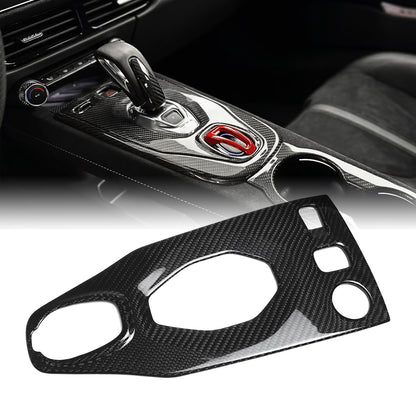 AT Gear Shift Panel Cover Trim For Lotus Emira V6 GT4 Convertible HTC 2022 2023 2024 2025, Real Dry Carbon Fiber Material