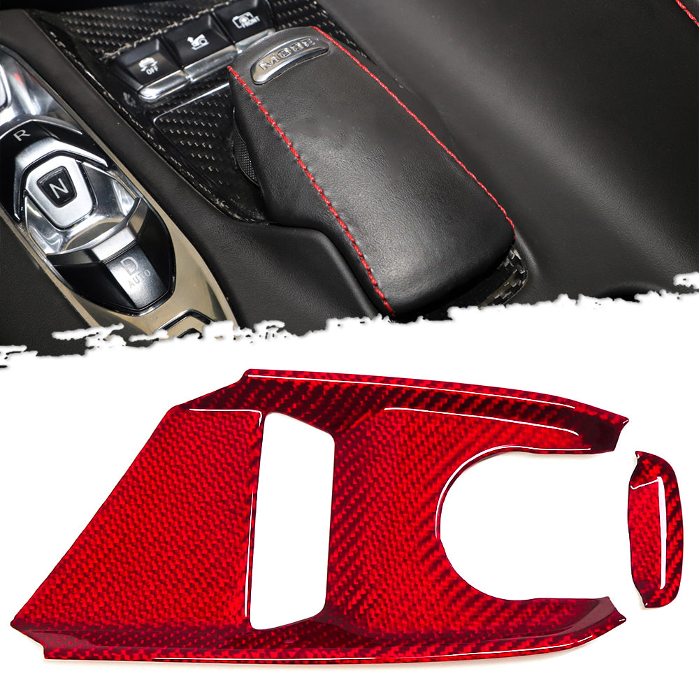 For Chevrolet Corvette C8 Stingray Z06 Z51 2020-2024 Car Mode selector cover Interior Dry Carbon Fiber Trim