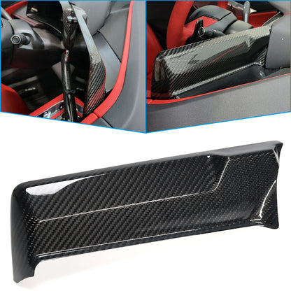 Real Carbon Fiber Dashboard Screen Navigation Back Cover For Corvette C8 2020-2023