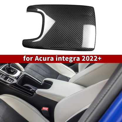 Real Carbon Console Armrest Box Cover For Acura Integra Type S DE5 A-Spec 2022+