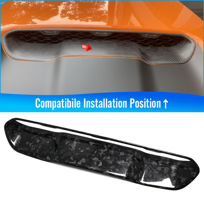 Real Carbon Fiber Hood Scoop Vent Cover For Dodge Ram 1500 TRX 2500 2019-2023