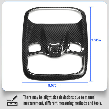 Car Roof Reading Light Lamp Trim For Lotus Emira I4 V6 Convertible Coupe 2022 2023 2024 2025, Genuine Carbon Fiber Decorative Cover Panel