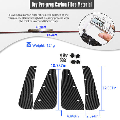 Dry Carbon Fiber Mud Flaps for Toyota GR Yaris Hatchback RS RZ 2025 2026, Mudguard Fender, Front Rear Wheel Splash Guard
