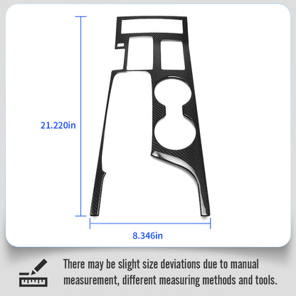 For Lexus IS 300 350 500 F Sport 2021+ Car Center Console Frame Cup Holder Panel Dry Carbon Fiber Accessories