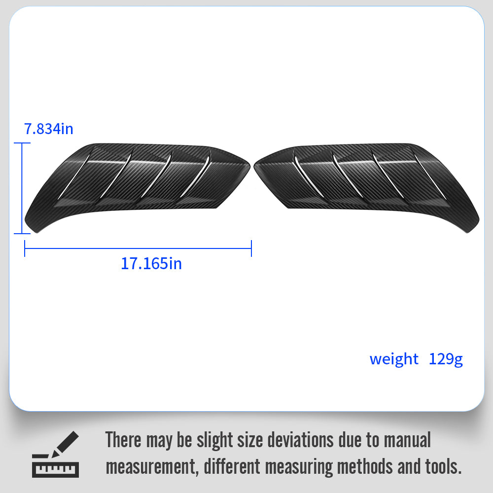 For Ford Bronco Raptor 2021+ Front Side Fender Vents Cover Exterior Accessories