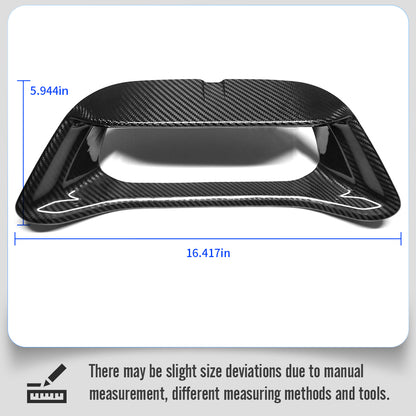 Dry Carbon Fiber Dash Instrument Cluster Frame Trim For Lotus Emira V6 I4 GT4 2022 2023 2024 2025