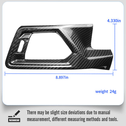 Dry Carbon Fiber Dashboard Side Air Vent Trim For BMW 3 Series G20 G21 G80 G81 M3 LCI 2023 2024 2025