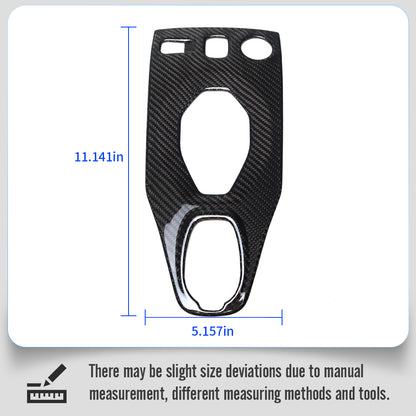 AT Gear Shift Panel Cover Trim For Lotus Emira V6 GT4 Convertible HTC 2022 2023 2024 2025, Real Dry Carbon Fiber Material