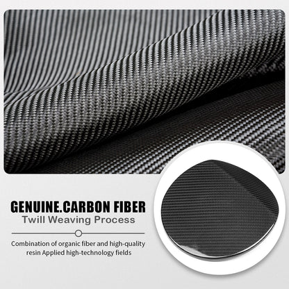 Real Carbon Fiber Fuel Tank Cover Trim For Toyota GR Corolla GZEA14 Morizo 2023 2024 2025, Car Oil Gas Cap Door Cover