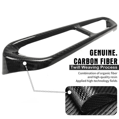 Center Console Air Outlet Cover Panel For Lotus Emira I4 V6 GT4 2022 2023 2024 2025, Dry Carbon Fiber Interior Trim