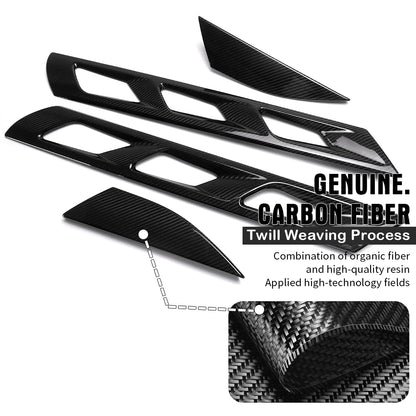 Dry Carbon Fiber Rear Window Roof Hood Vent Trims For Lotus Emira Coupe HTC V6 GT4 I4 Sports 2022 2023 2024 2025