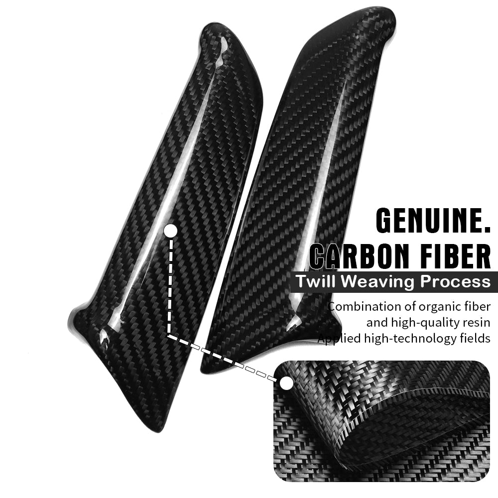 For Porsche 911 Carrera Targa Turbo 992 2020+ Inner Door Handle Grab Decor Dry Carbon Fiber Car Accessories