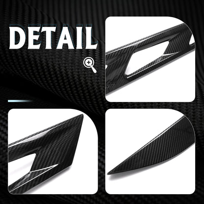 Dry Carbon Fiber Rear Window Roof Hood Vent Trims For Lotus Emira Coupe HTC V6 GT4 I4 Sports 2022 2023 2024 2025
