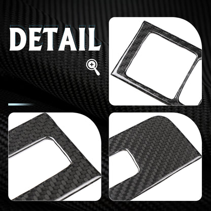 Real Carbon Fiber Door Window Lift Switch Panel Cover Trim For Lotus Emira I4 V6 2022 2023 2024 2025