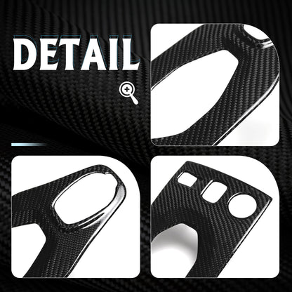 AT Gear Shift Panel Cover Trim For Lotus Emira V6 GT4 Convertible HTC 2022 2023 2024 2025, Real Dry Carbon Fiber Material