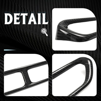 Center Console Air Outlet Cover Panel For Lotus Emira I4 V6 GT4 2022 2023 2024 2025, Dry Carbon Fiber Interior Trim