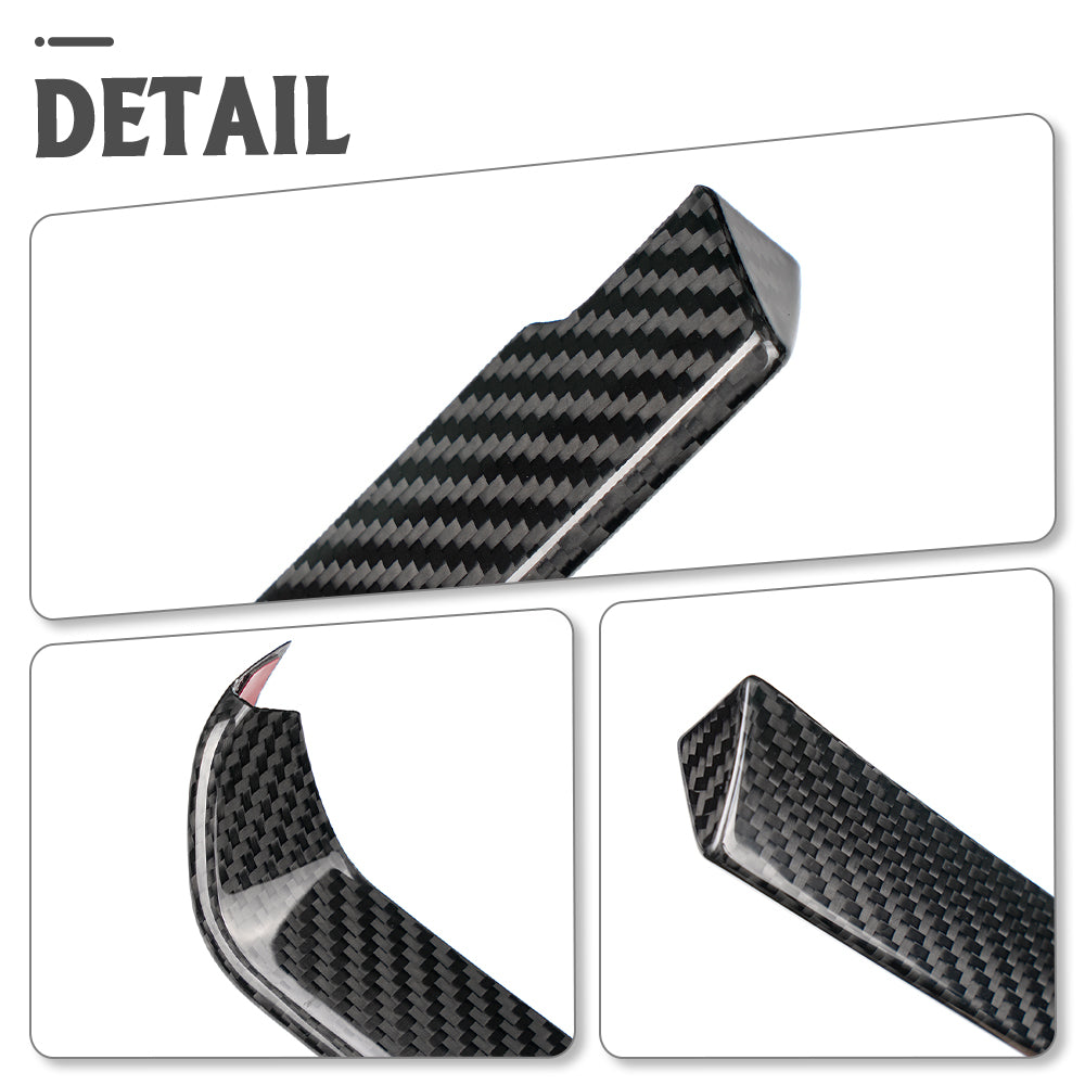 Dry Carbon Fiber Dashboard Air Vent Outlet Interior Kit for Corvette C8 Z06 ZR1 2026+ Center AC Vent Climate Control Button Cover