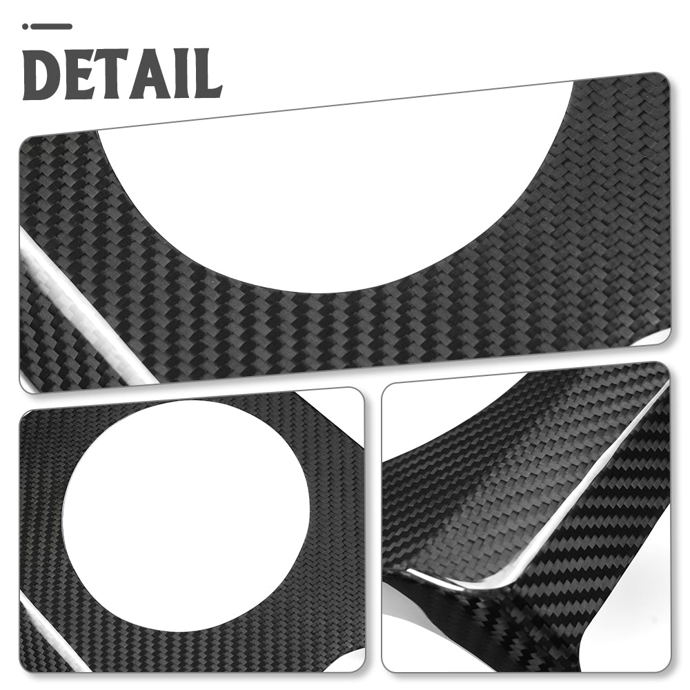 Dry Carbon Fiber Driver Side Vent Outer Frame For Toyota GR Yaris Hatchback 2025 2026, Speedometer Upper Trim Panel Cover