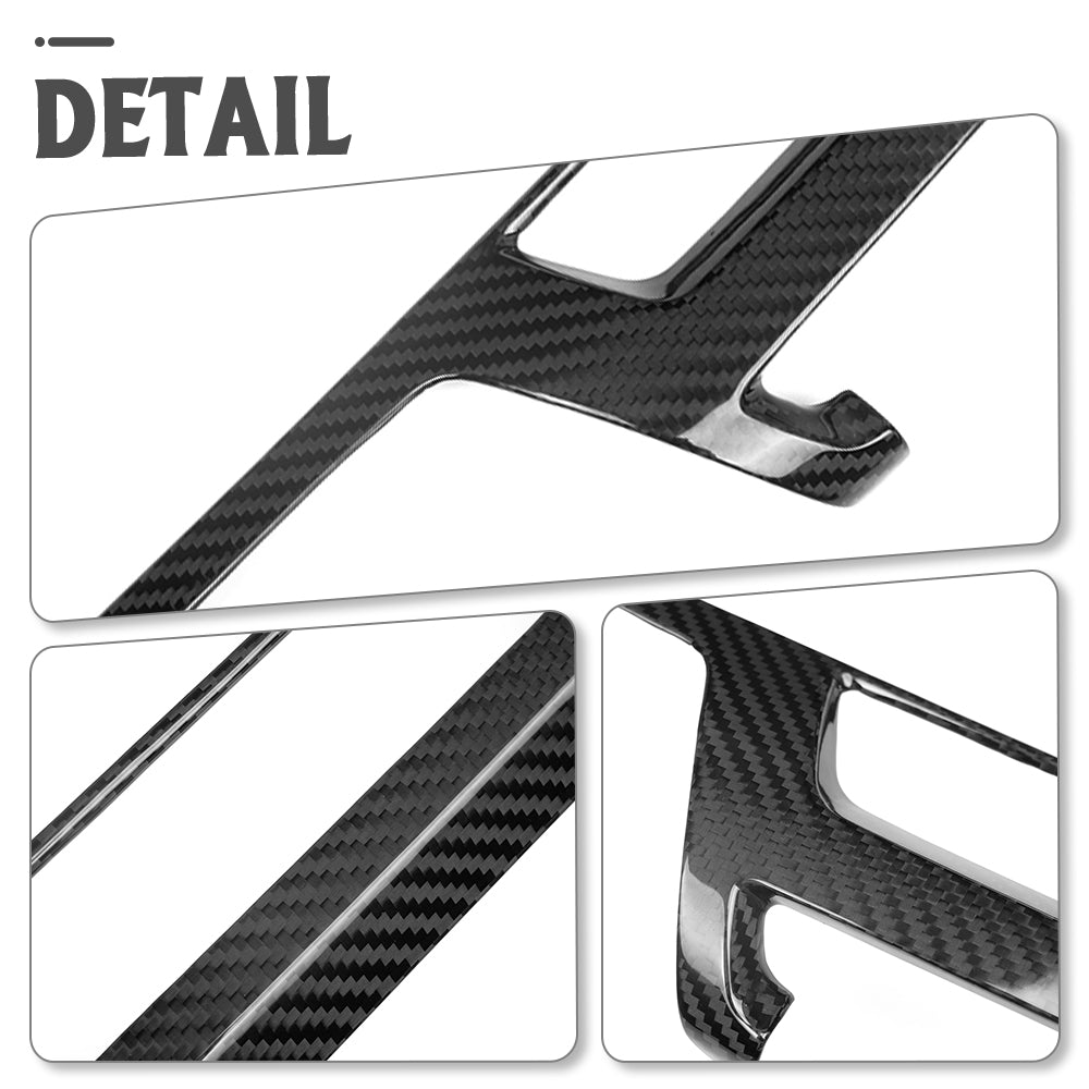 Real Dry Carbon Fiber Center Console AC Vent Trim For Lexus LC LC500 LC500h 2018 2019 2020-2026, Interior Accessories