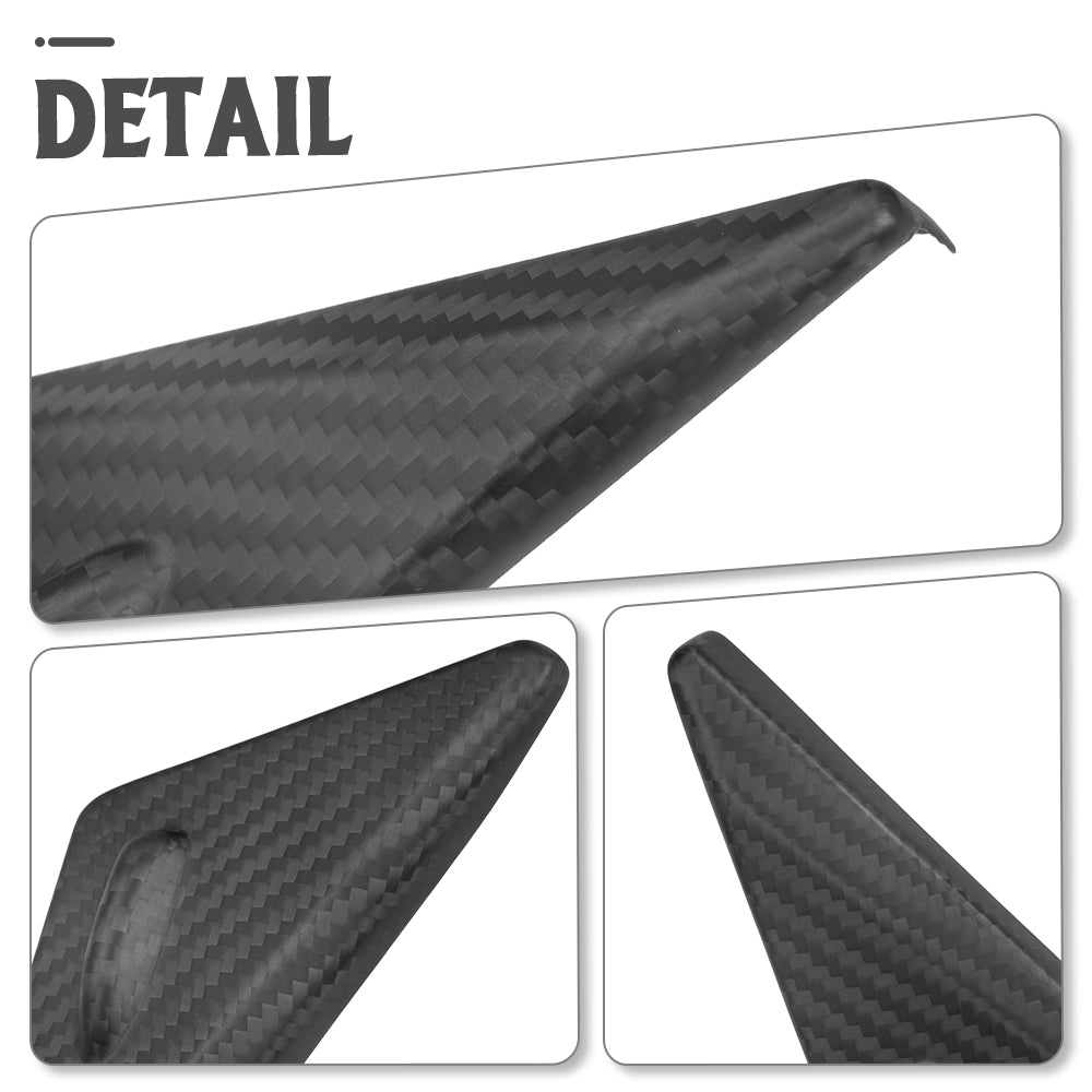 Real Dry Carbon Fiber Front Window Triangle Cover Trim For Lexus LC LC500 LC500h 2018 2019 2020-2026