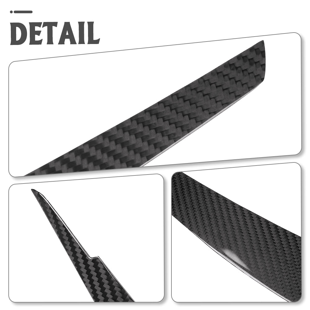 Dry Carbon Fiber Headlight Eyebrow Trim For Toyota GR Yaris Hatchback 2025 2026, Front Headlamp Bezel Decals