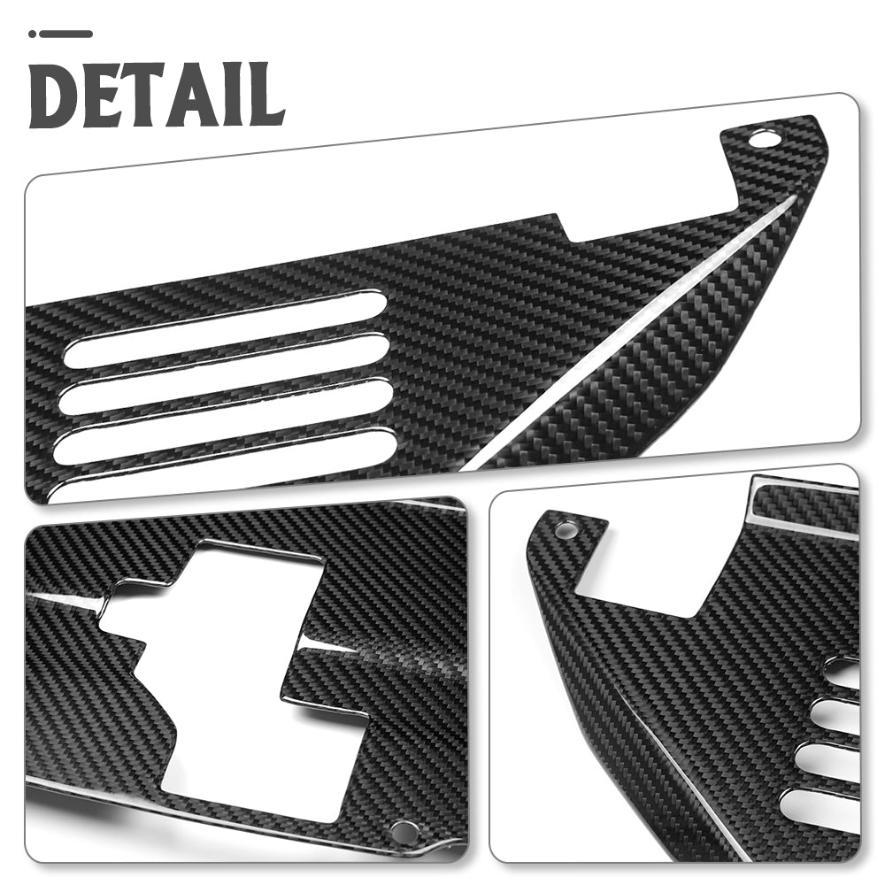 Dry Carbon Fiber Radiator Support Cover Trim for Toyota GR Yaris RS RZ 2025 2026, Replacement, Cooling Slam Panel
