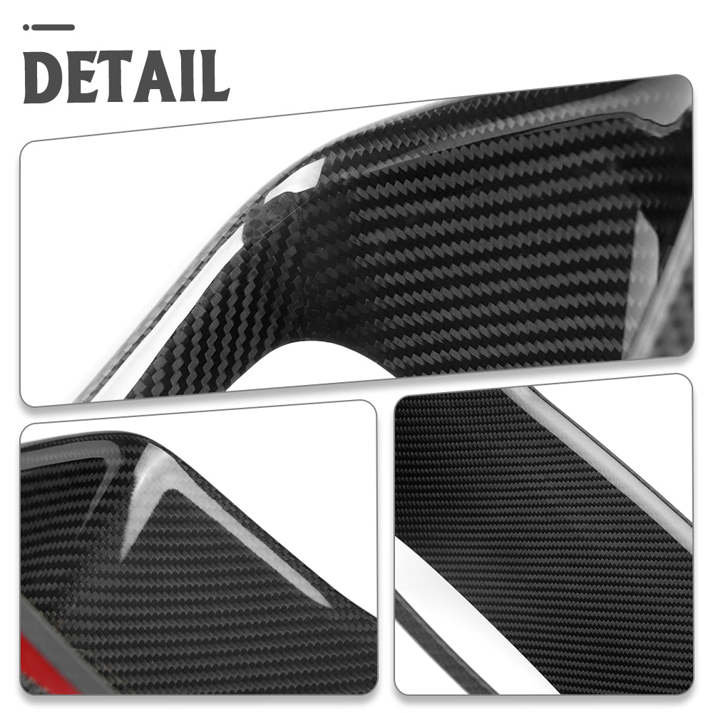 Real Dry Carbon Fiber Dash Instrument Cluster Gauge Cover for Toyota GR Corolla GZEA14 Morizo Circuit Core 2023 2024 2025 2026, Dashboard Trim