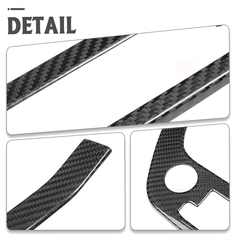 Real Carbon Fiber Center Console AC Control Panel Trim For Toyota GR Corolla GZEA14 2023 2024 2025