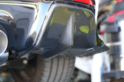 Pre-Preg Dry Carbon Fiber Rear Diffuser Fin Extension Kit for Acura Integra Type S DE5 2023 2024 2025 2026