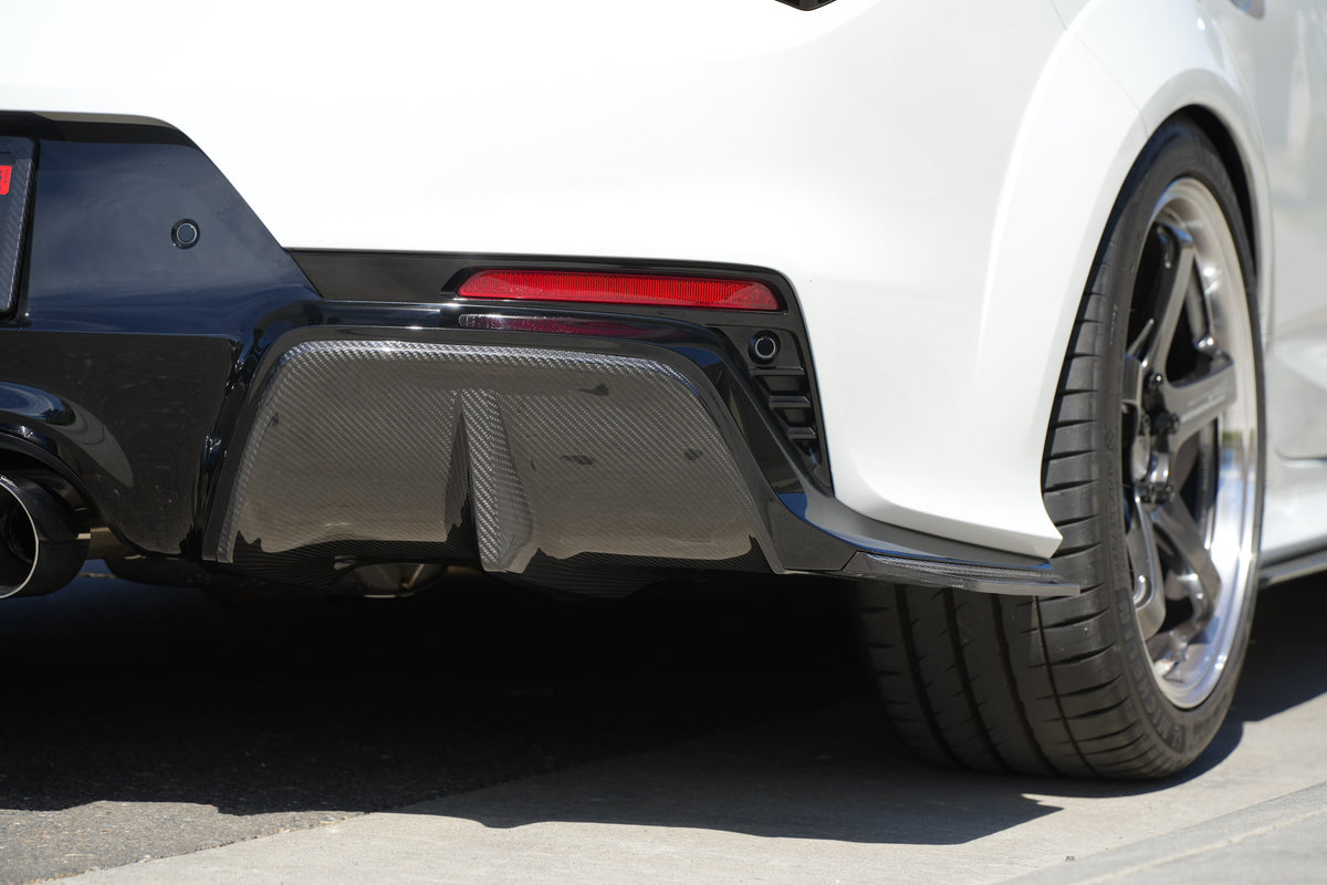 Pre-Preg Dry Carbon Fiber Rear Diffuser Fin Extension Kit for Acura Integra Type S DE5 2023 2024 2025 2026