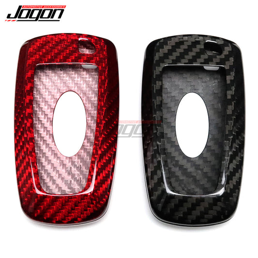 For Mustang S650 GT Ecoboost Key Case Romote Key Cover Real Carbon Fiber