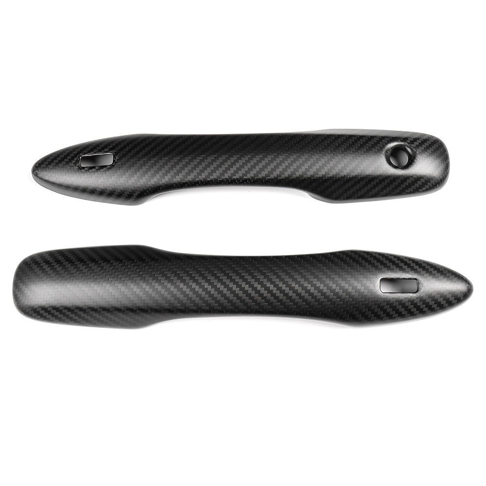 Dry Carbon Fiber Exterior Door Handle Cover For Toyota GR Yaris GR Corolla Camry 2025 2026, Outer Door Handles Trim