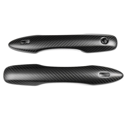 Dry Carbon Fiber Exterior Door Handle Cover For Toyota GR Yaris GR Corolla Camry 2025 2026, Outer Door Handles Trim