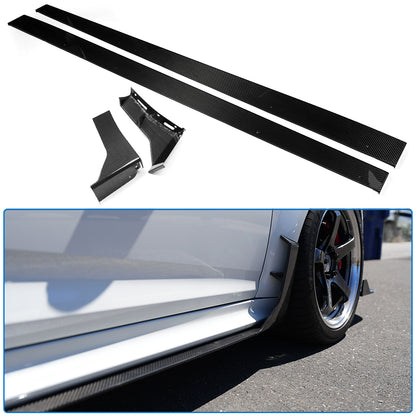 Real Carbon Fiber Side Skirts For Acura Integra Type S DE5 2023 2024 2025 2026, Car Rocker Panels, Exterior Trim