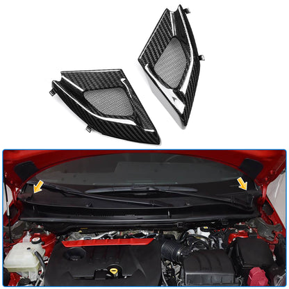 Dry Carbon Fiber Front Windshield Wiper Cowl Trim for Toyota GR Yaris XP210 2025 2026+