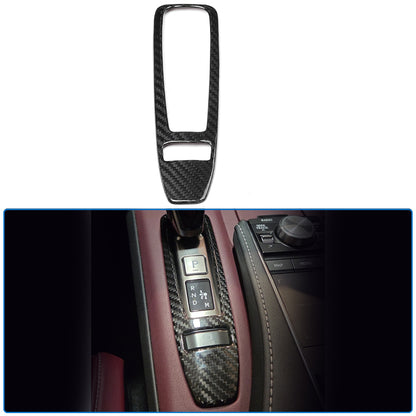 Real Dry Carbon Fiber Gear Shift Button Panel Trim for Lexus LC500 LC500h 2018-2026