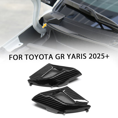 Dry Carbon Fiber Front Windshield Wiper Cowl Trim for Toyota GR Yaris XP210 2025 2026+