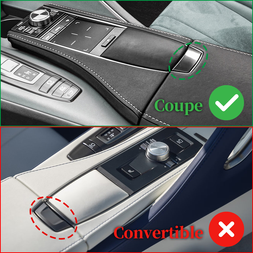 Dry Carbon Fiber Remote Touch Hand Rest Cover for Lexus LC LC500 LC500h 2018-2026, Center Console Trackpad Trim